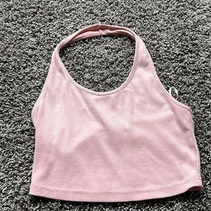 Pink Halter Top